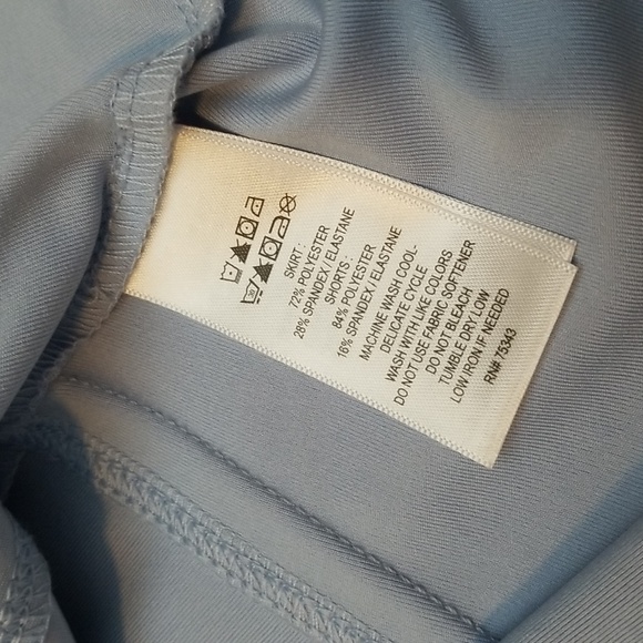 Tommy Bahama Powder Blue Golf Mini Skort - Picture 5 of 6